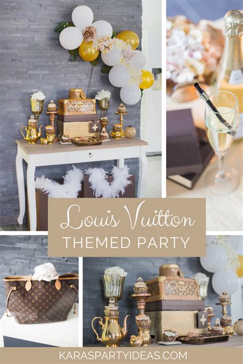 louis vuitton themed birthday party|louis vuitton theme party ideas.